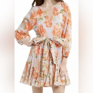 Alice and Olivia floral mini dress